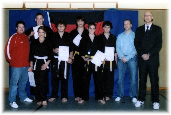 Prfungsgruppe Hapkido Dezember 2010